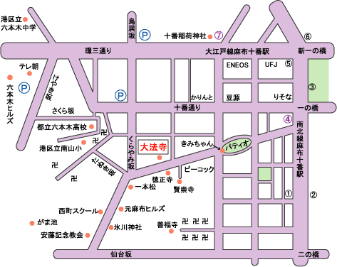 大法寺地図